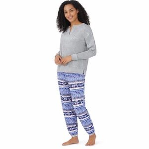 Nautica Women's L Pajama Set Gray H0619